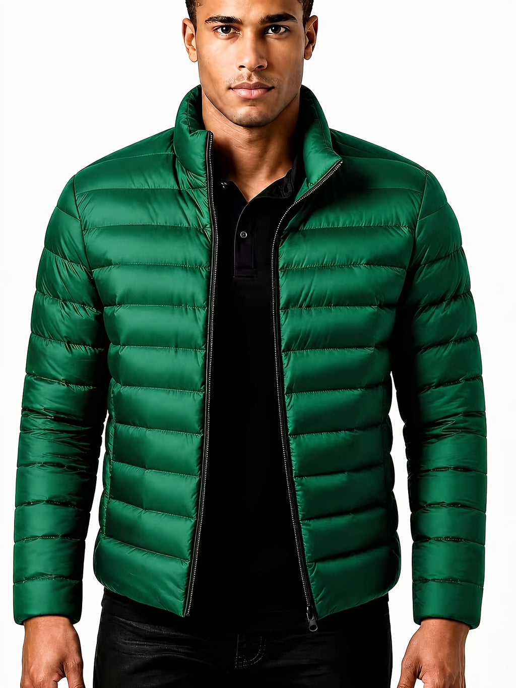 Veste, à col montant, marron 2, photo 19