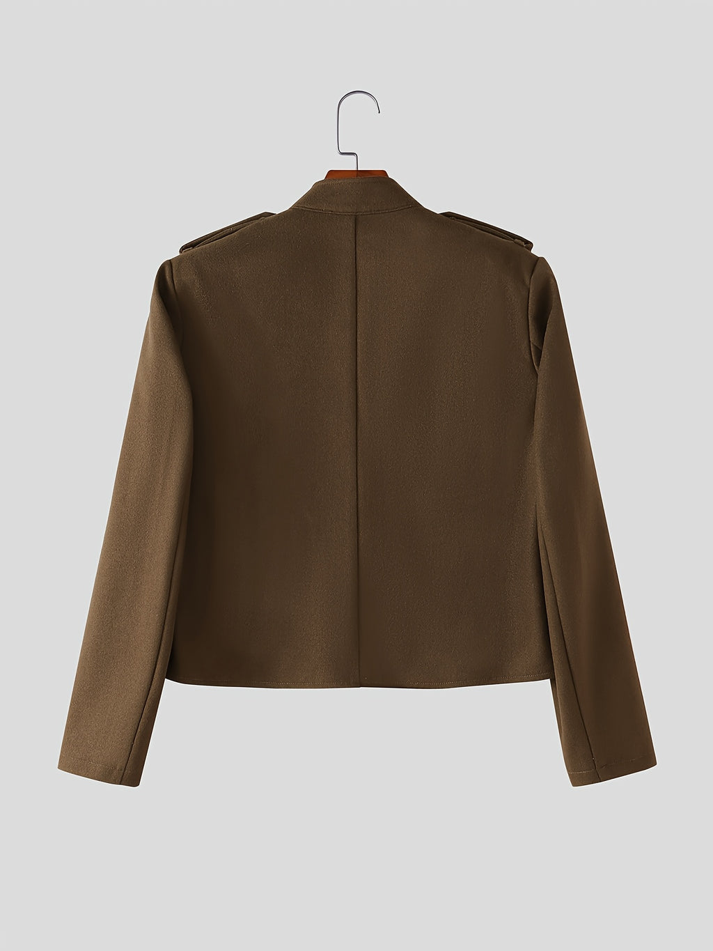 Veste, à col montant, marron clair, photo 18