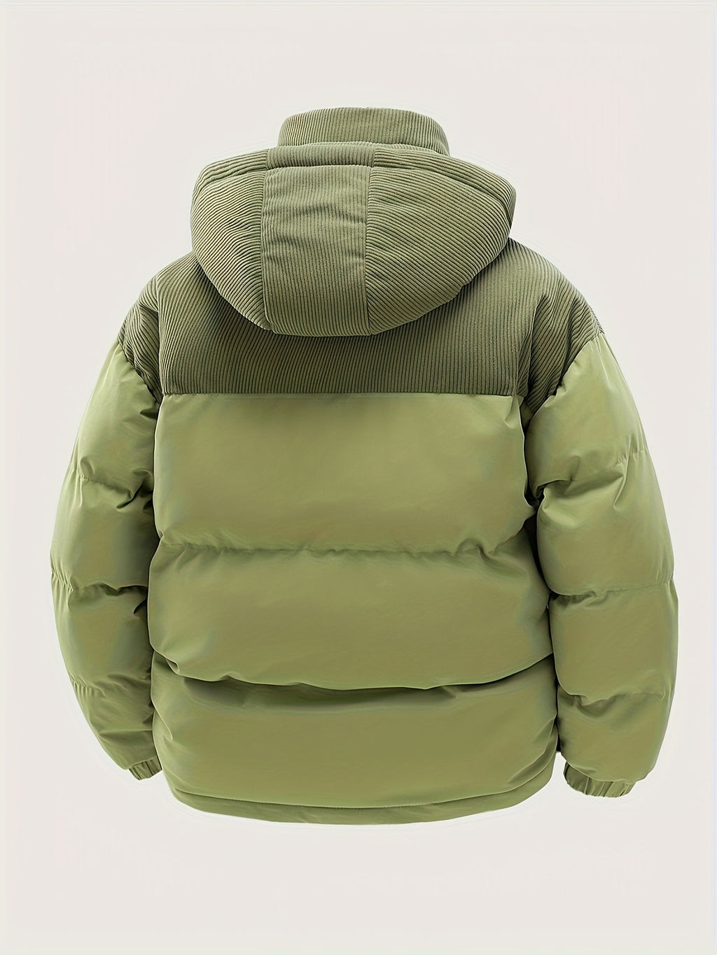 Veste pour homme, capuche amovible, noir