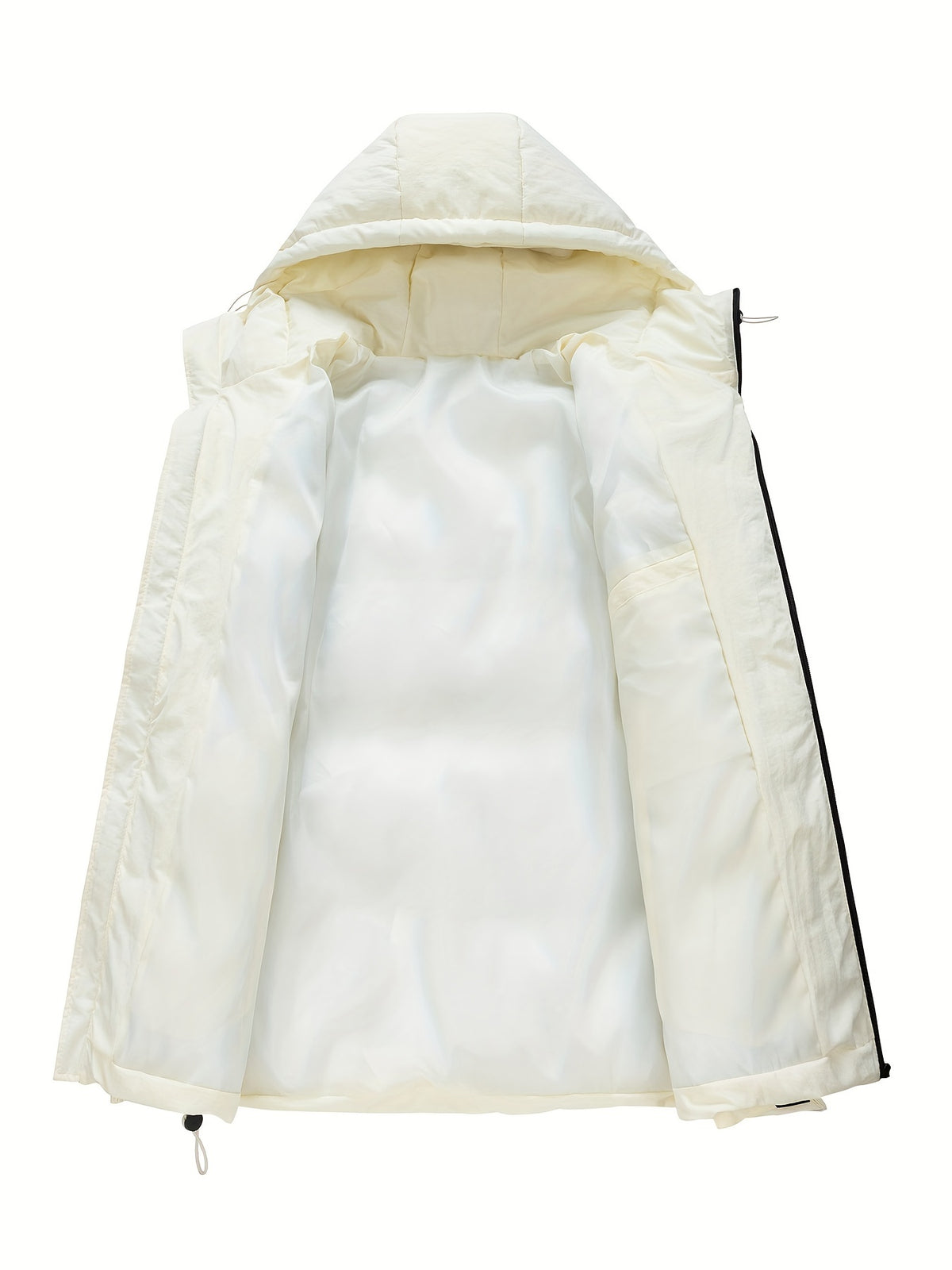 Veste pour homme, à capuche, couleur café