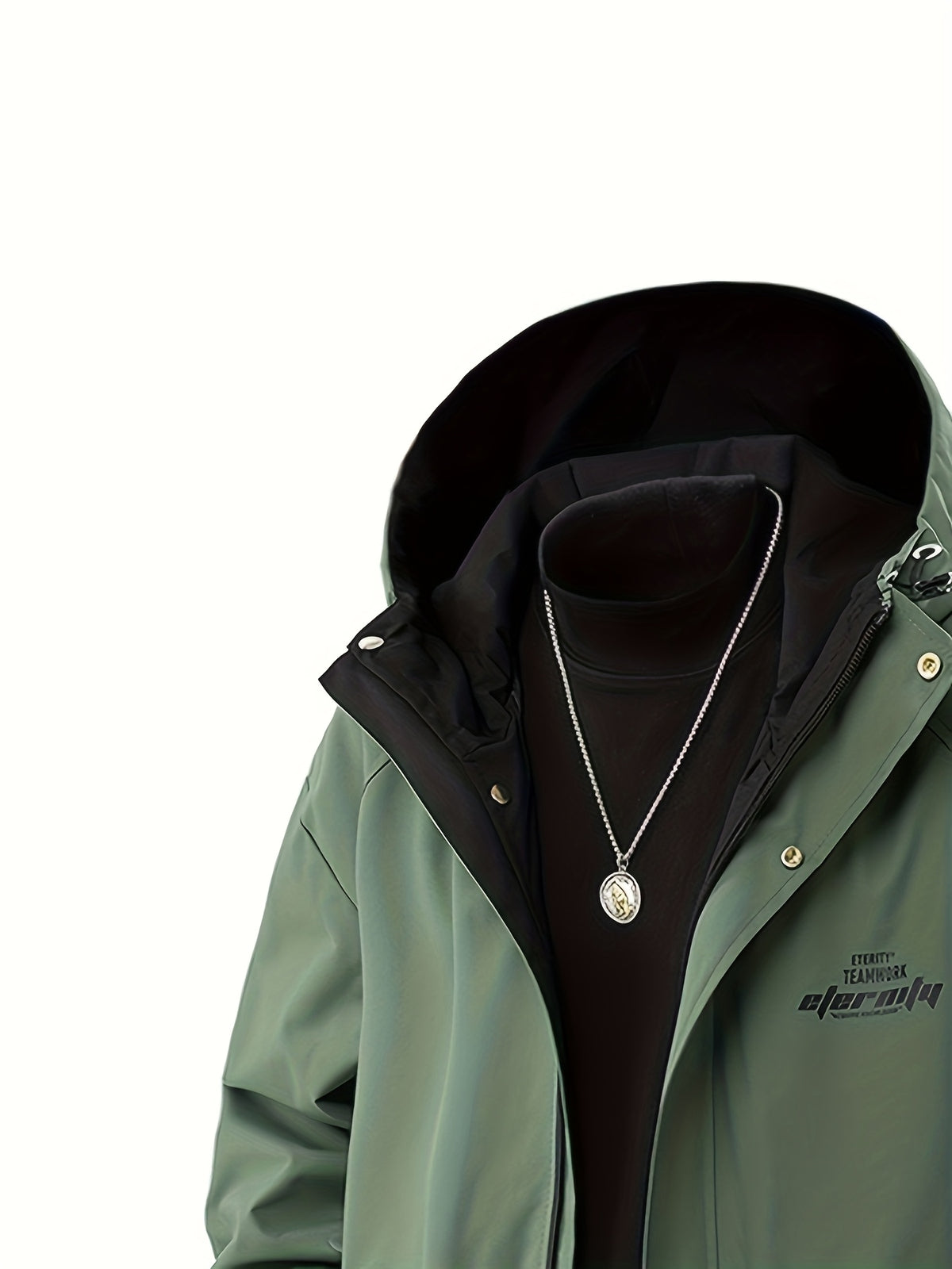 Veste pour homme, grandes tailles, à capuche