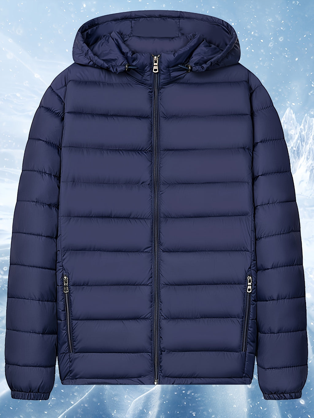 Veste matelassée pour homme, à capuche