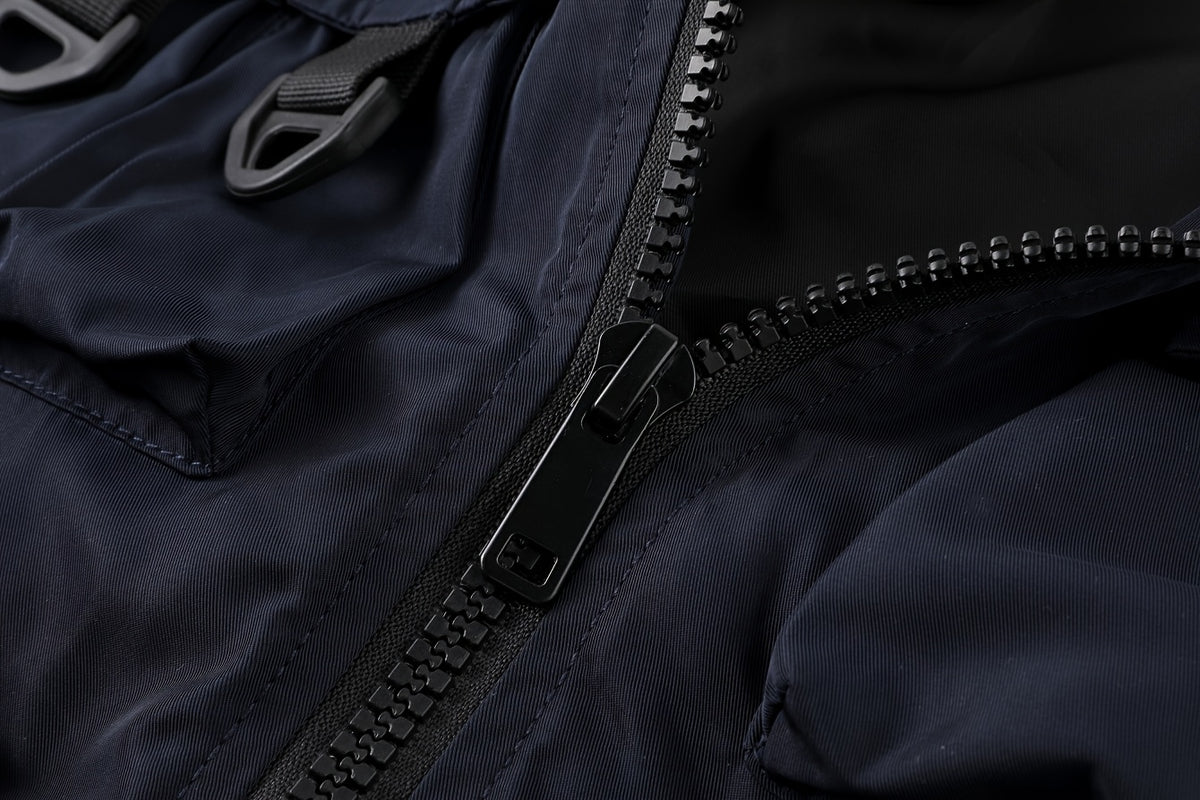 Veste pour homme, à col montant, kaki