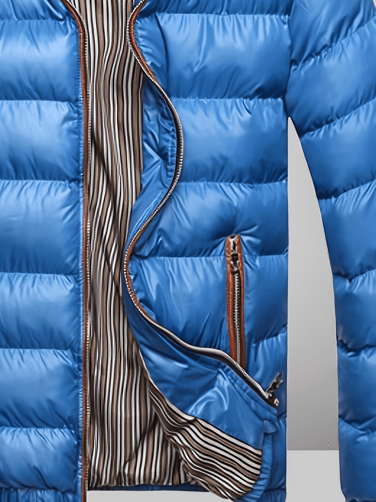 Manteau pour homme, à capuche, brun jaunâtre