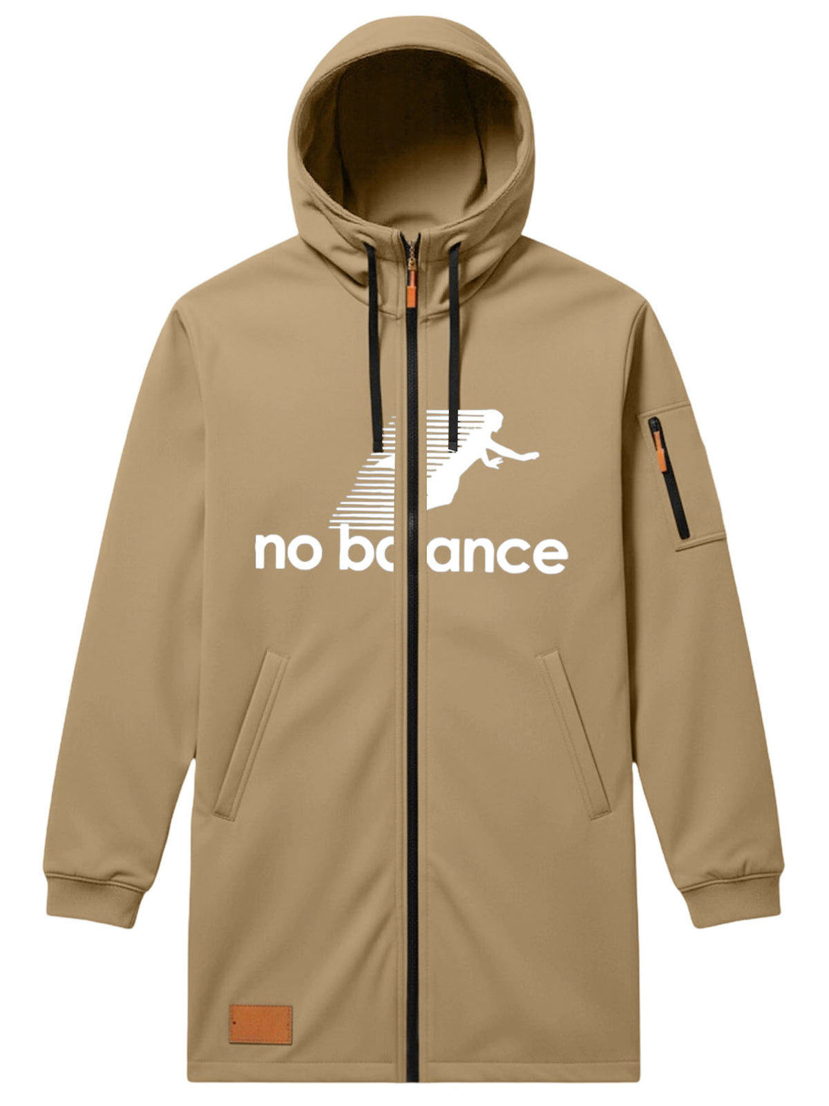 Trench pour homme, à capuche, kaki