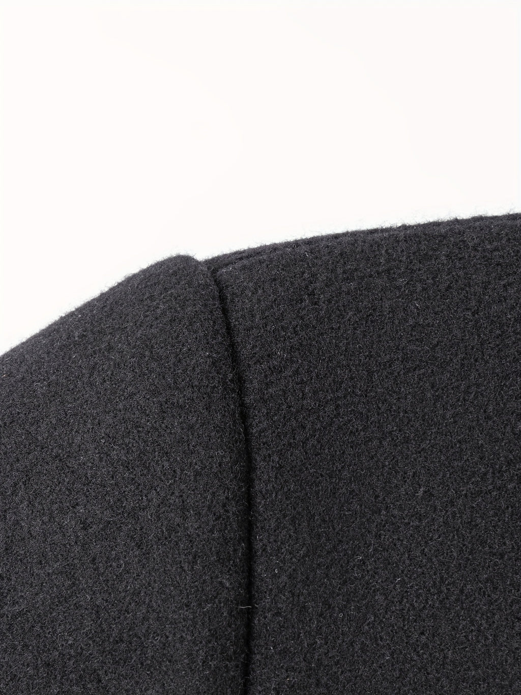 Pardessus en laine mi-long pour homme, 50 % laine, tweed