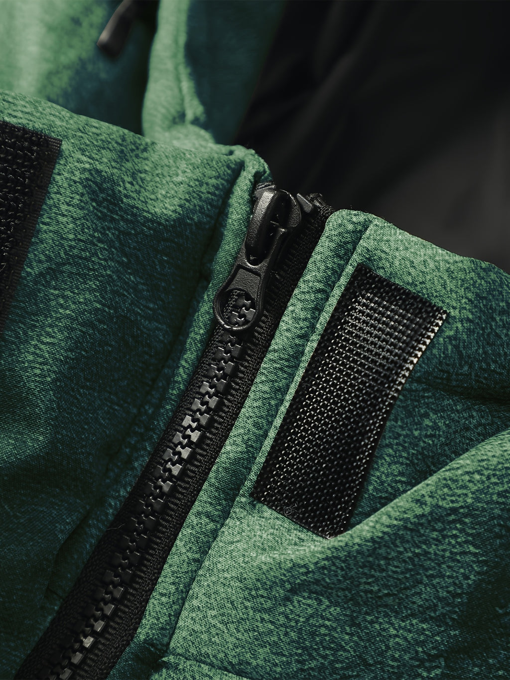 Veste pour homme, coupe-vent, à capuche, vert olive