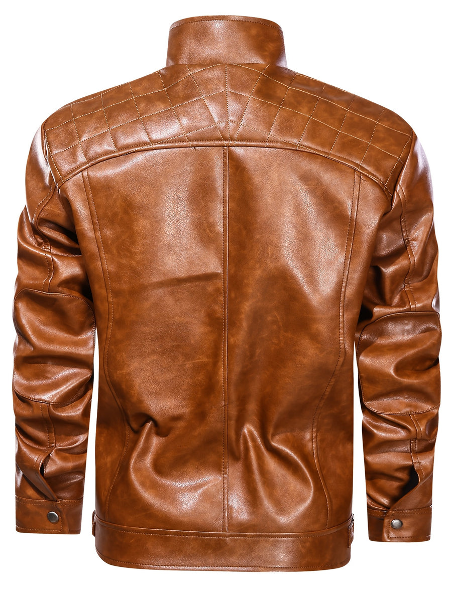 Veste en cuir PU de haute qualité, tailles américaines, parfaite pour un usage quotidien et en extérieur au printemps et en automne, photo 8