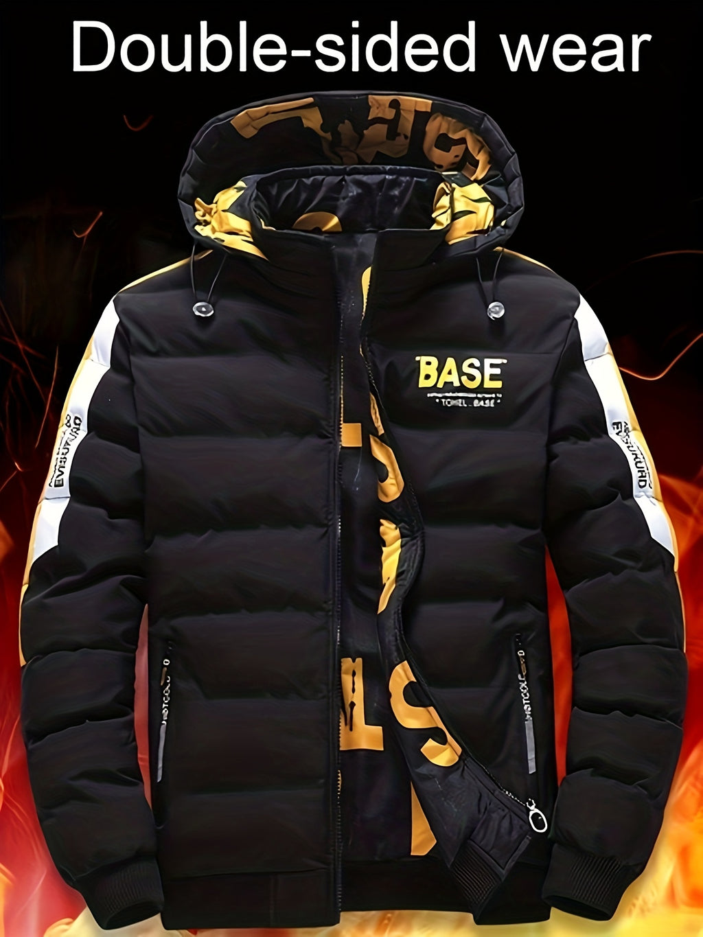 Veste pour homme, coupe-vent, à capuche, modele 3