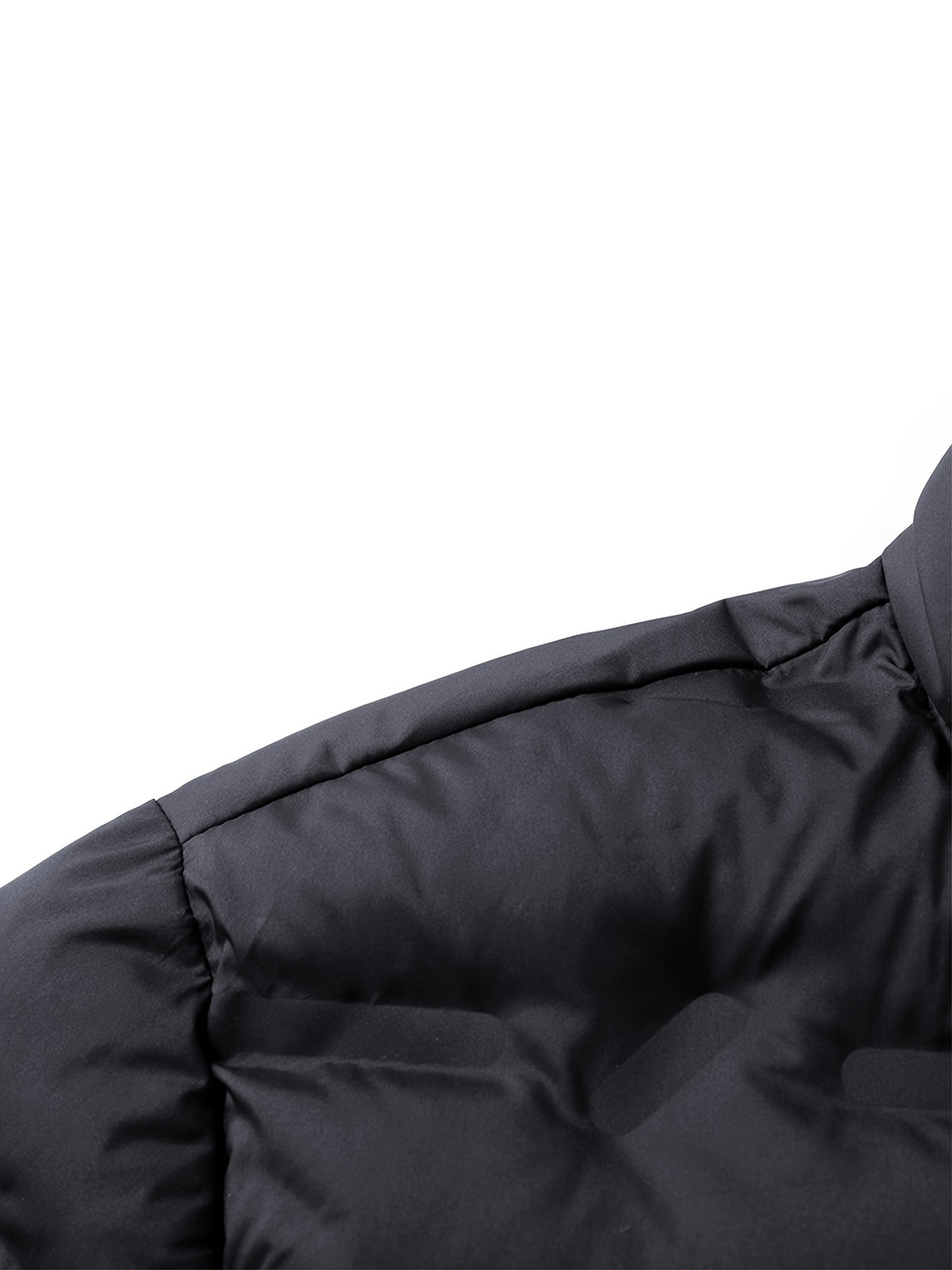 Veste pour homme, à col montant, bleu foncé