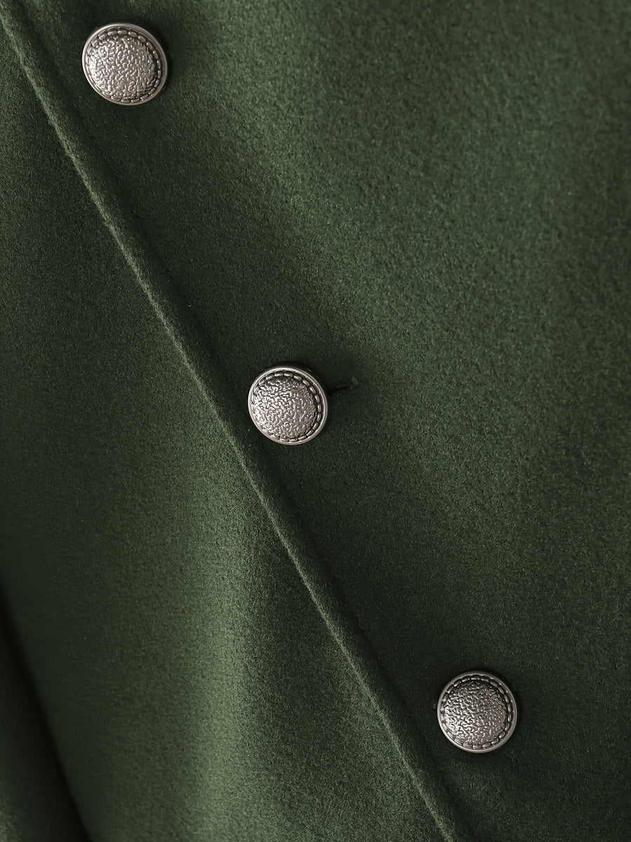 Veste, à col montant, marron clair, détail du vêtement