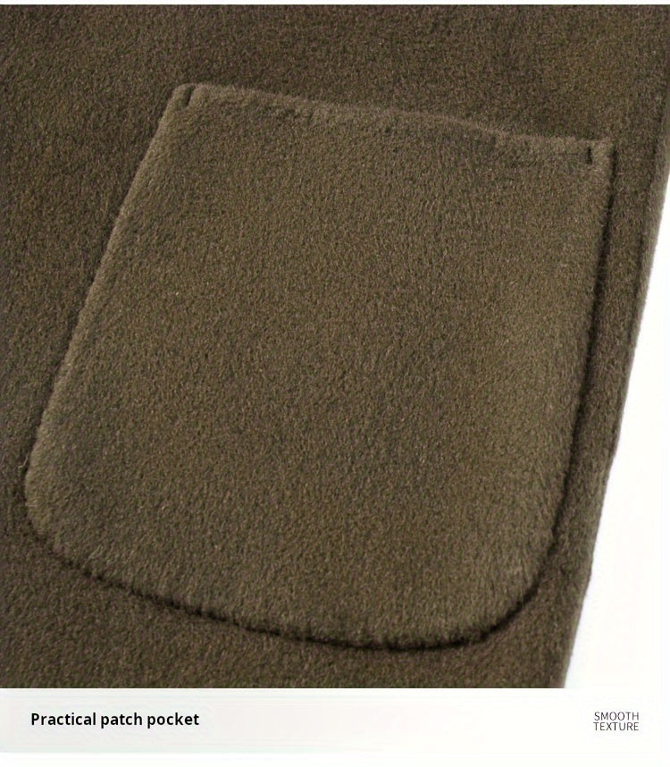 Manteau en laine, 94,1 % laine, à revers, détail du vêtement