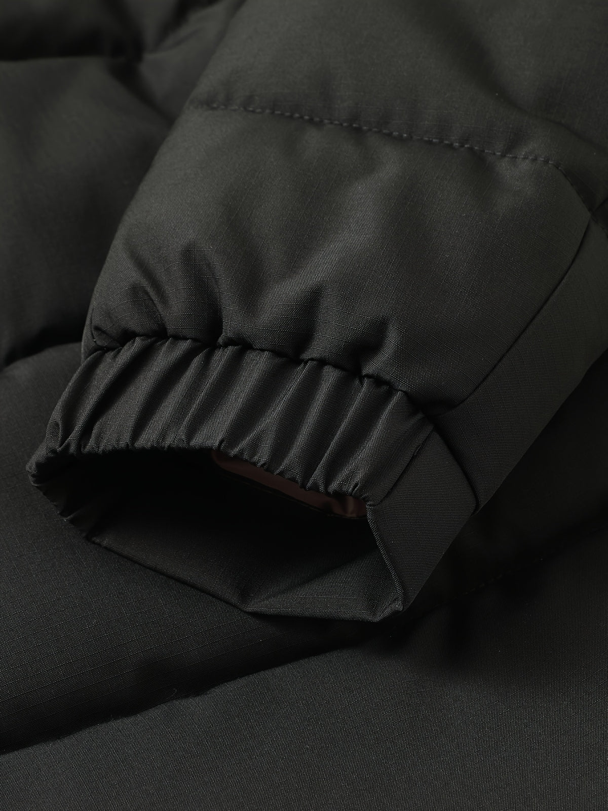 Manteau pour homme, à col montant, kaki foncé