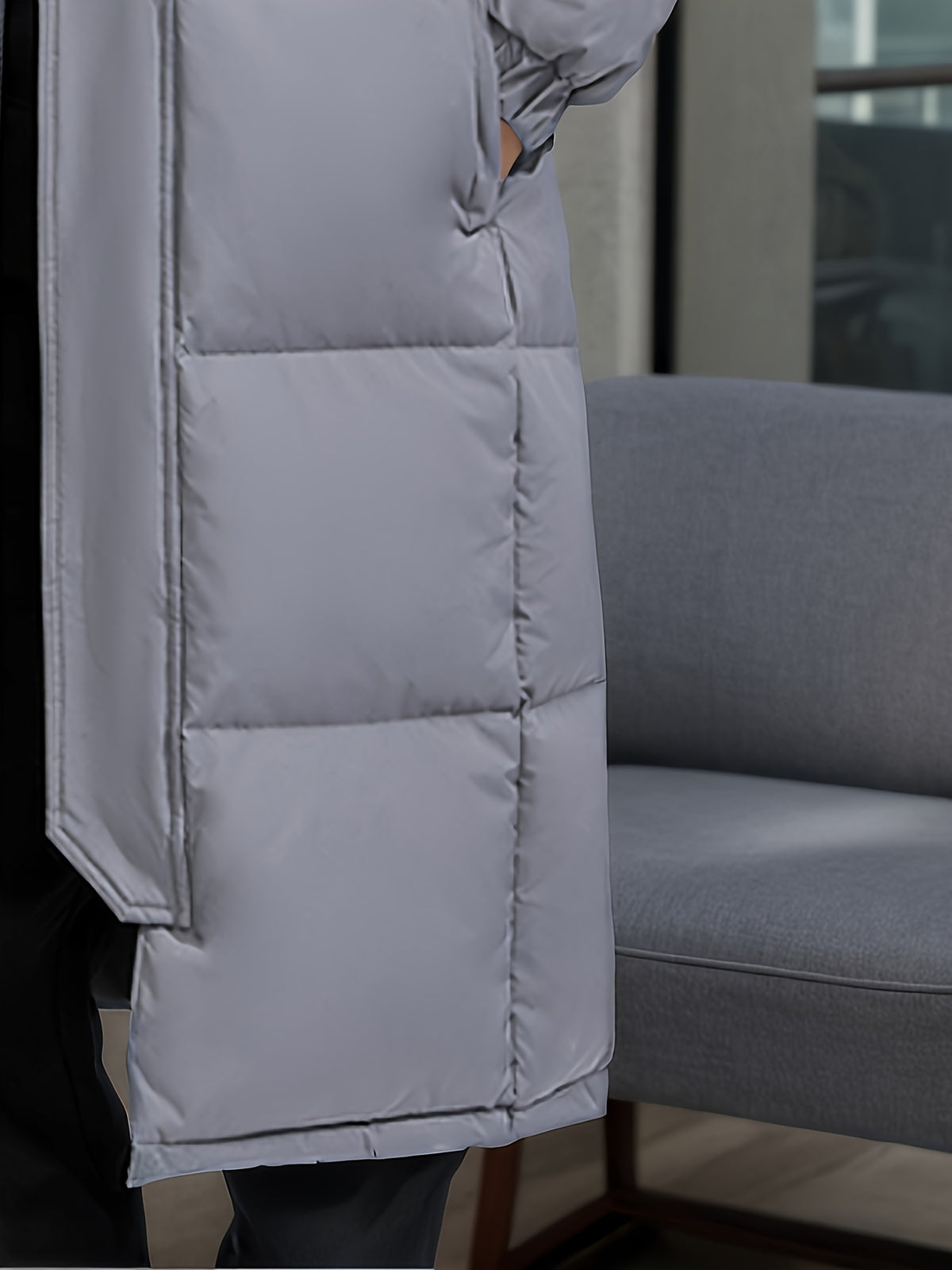 Veste matelassée pour homme, à capuche, modele 7