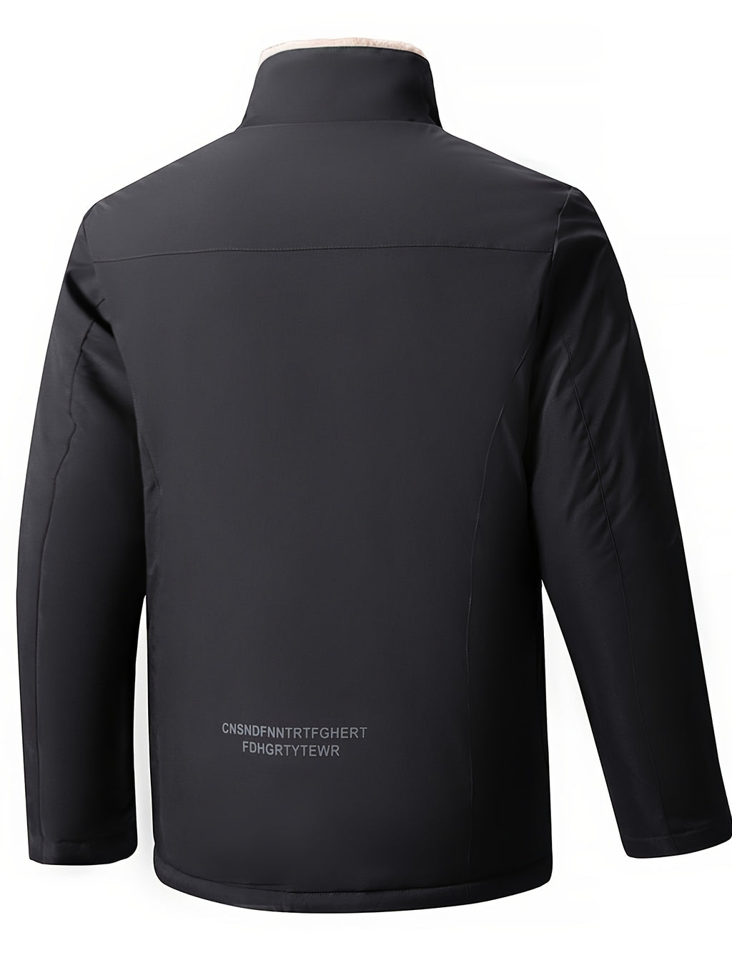 Manteau en fausse fourrure pour homme, polaire, à revers