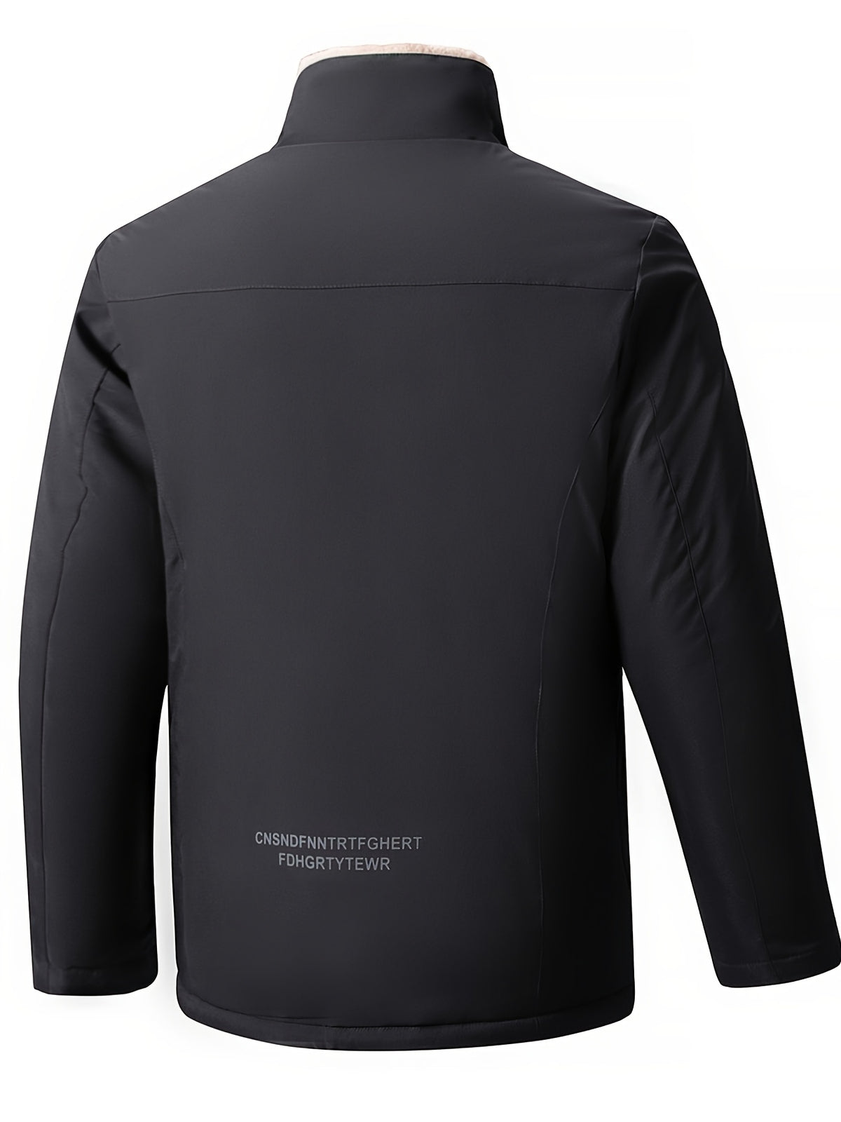 Manteau en fausse fourrure pour homme, polaire, à revers