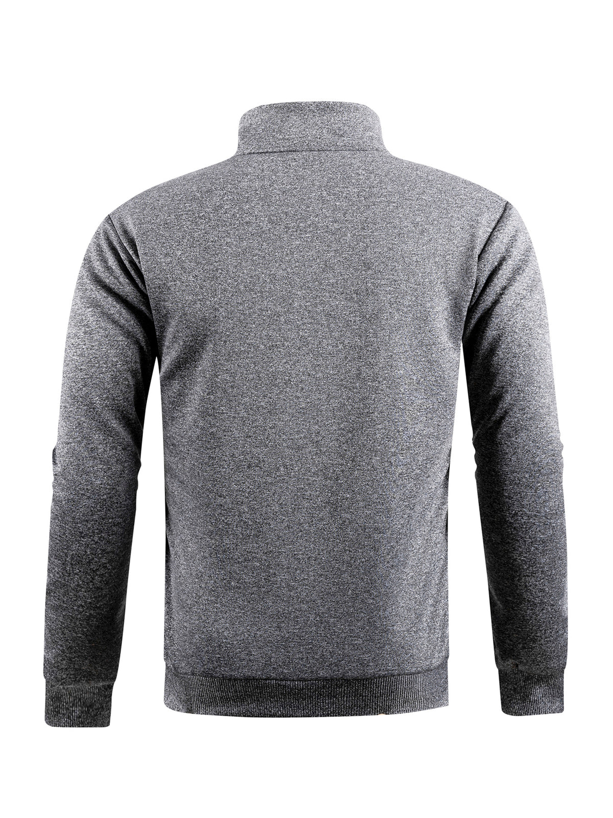Veste pour homme, polaire, à col montant, noir