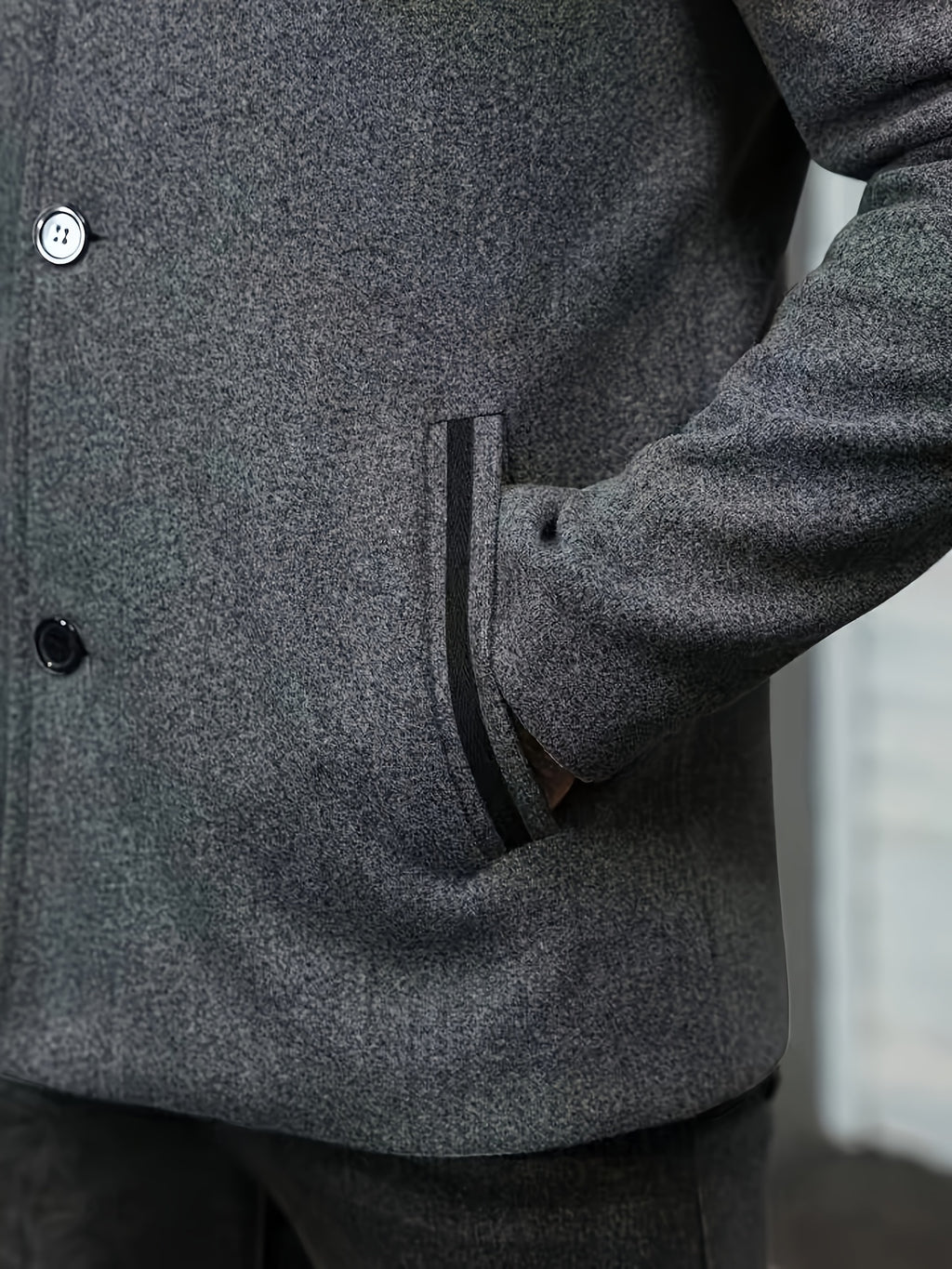 Manteau pour homme, à revers