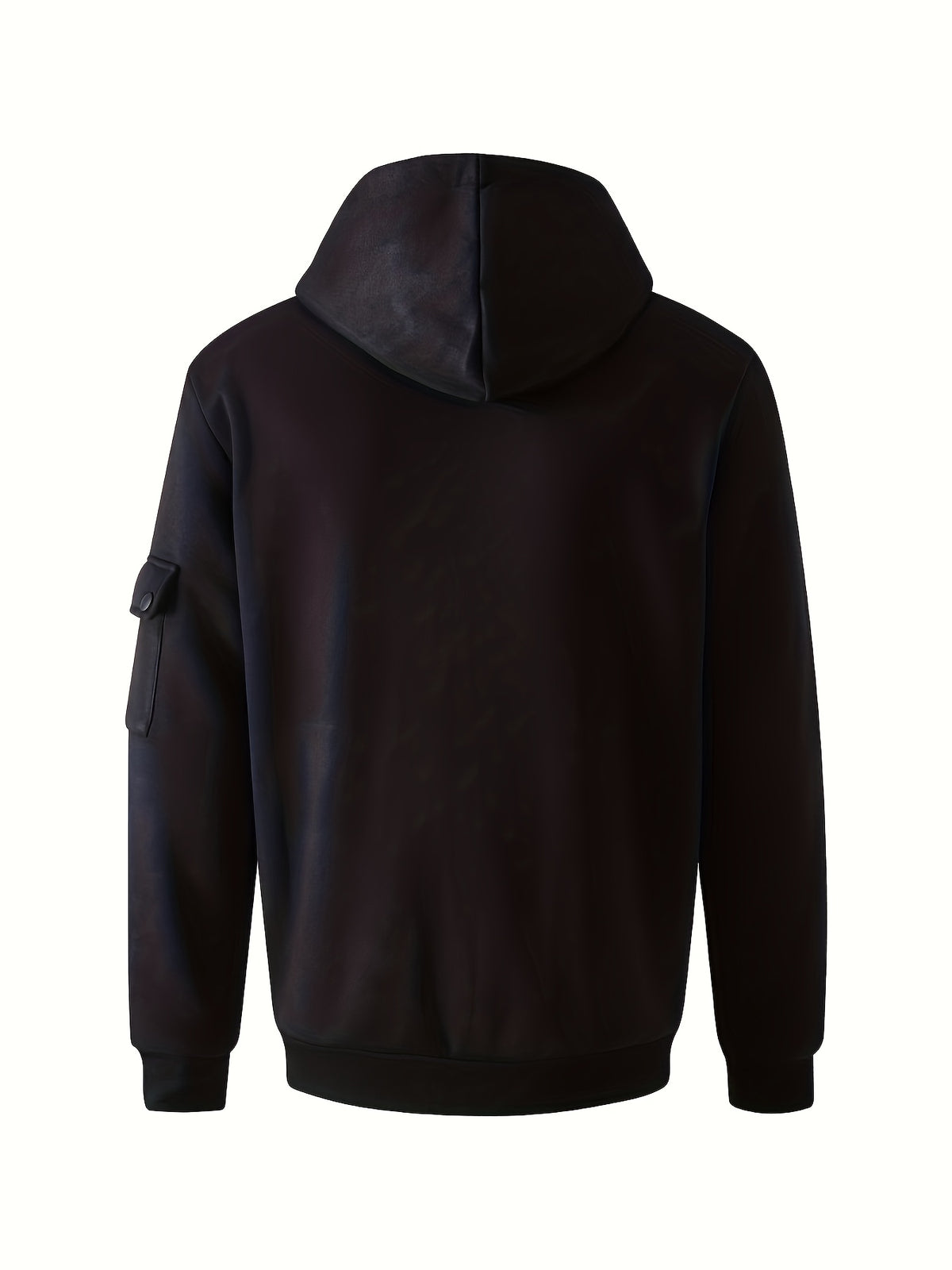 Veste pour homme, à capuche, gris foncé