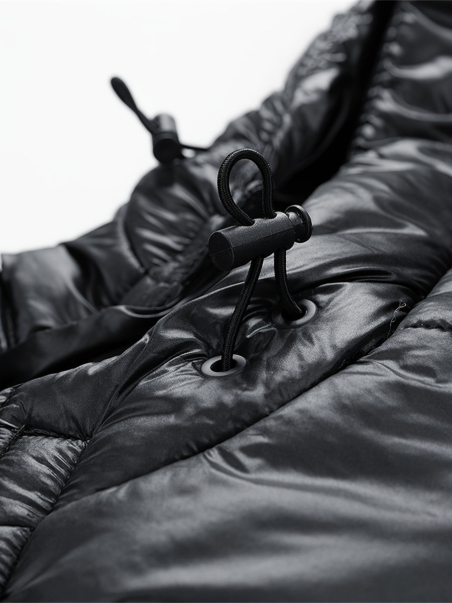 Veste matelassée, à capuche, modele 3, détail du vêtement