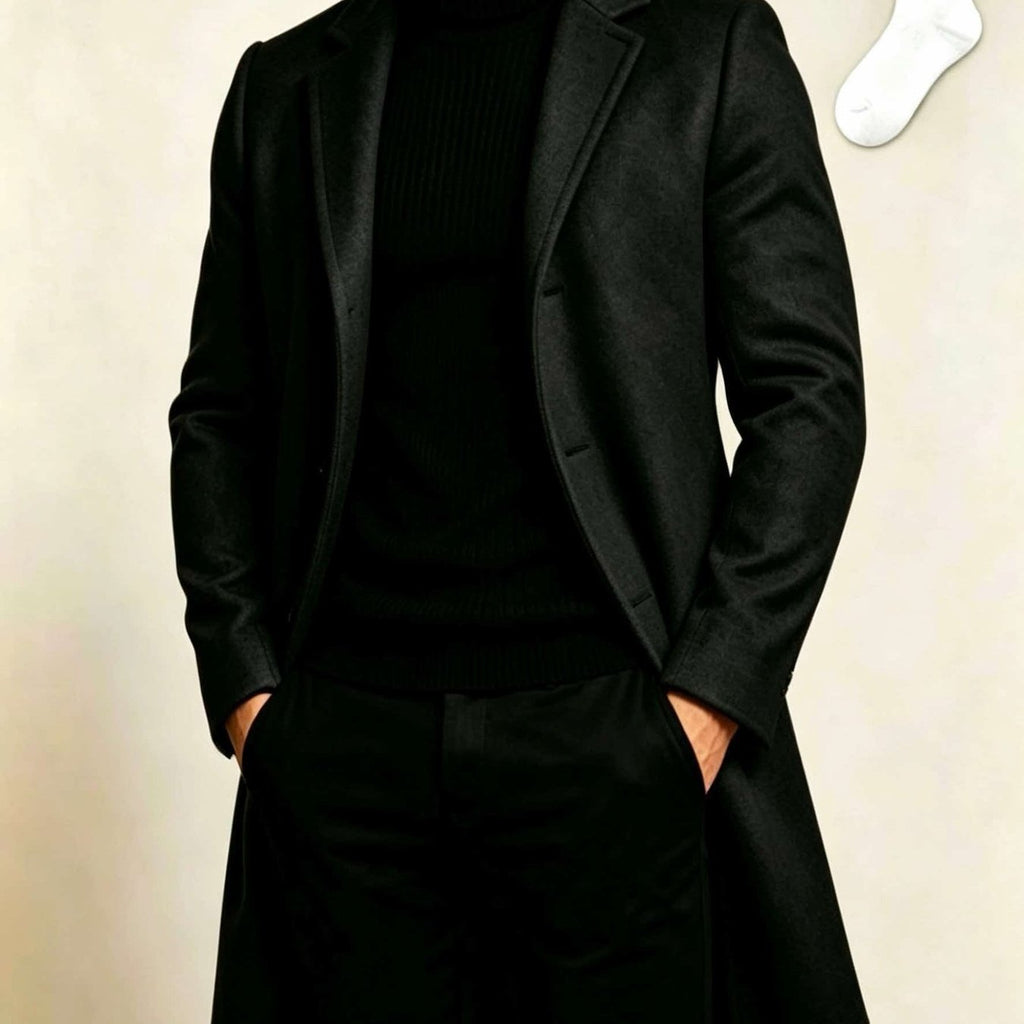 Trench, à revers, modele 11, coloris noir