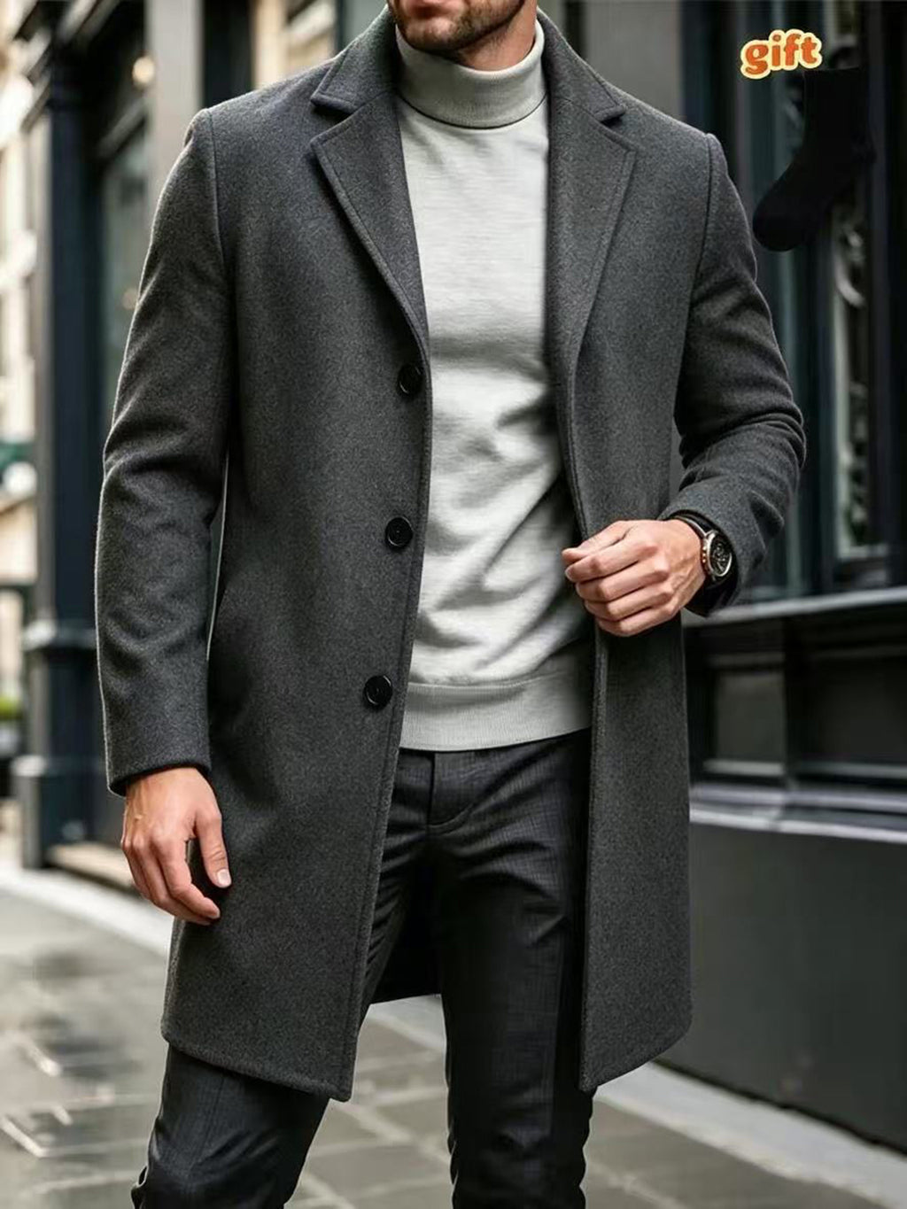 Trench, à revers, modele 12, photo 19