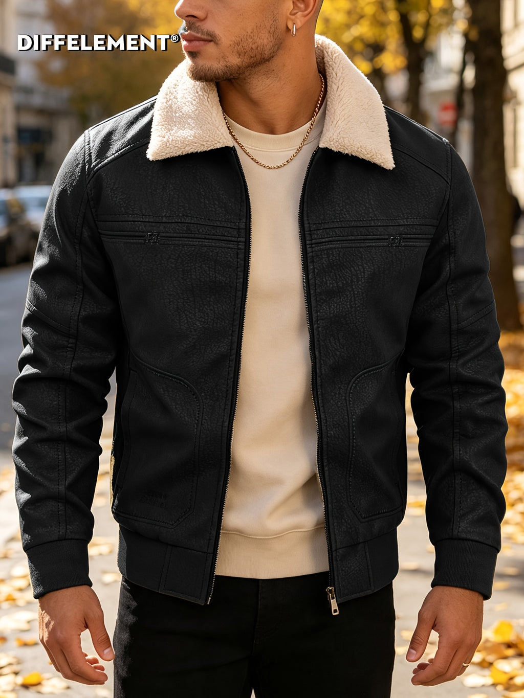 Veste pour homme, à revers