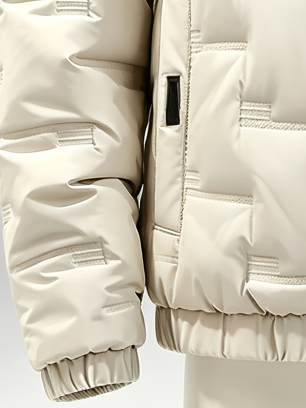 Manteau matelassé pour homme, imperméable, à capuche