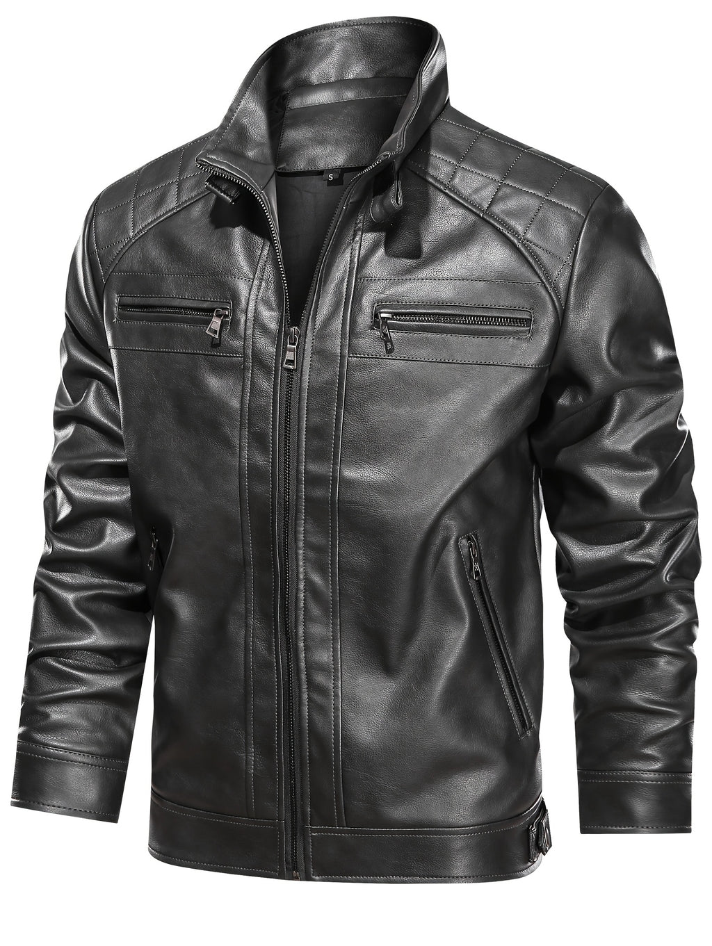 Veste en cuir PU de haute qualité, tailles américaines, parfaite pour un usage quotidien et en extérieur au printemps et en automne, photo 10