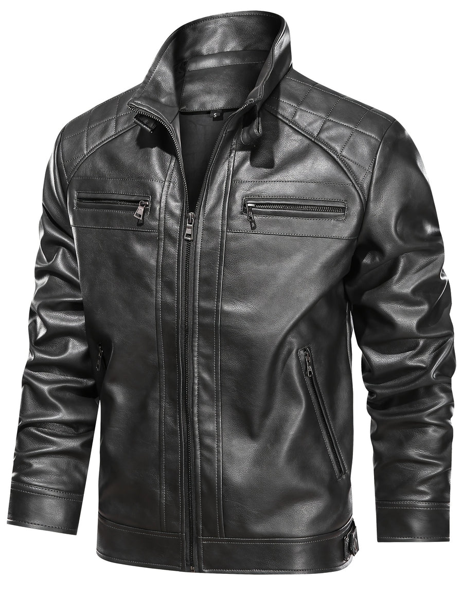 Veste en cuir PU de haute qualité, tailles américaines, parfaite pour un usage quotidien et en extérieur au printemps et en automne, photo 10