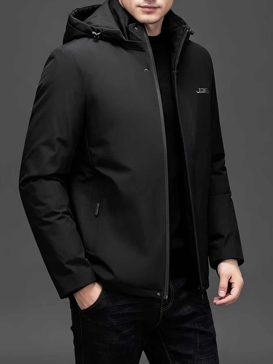 Manteau matelassé, capuche amovible, bleu marine, photo 6