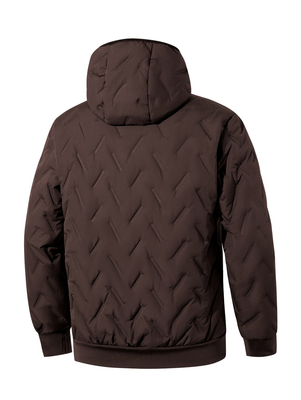 Manteau matelassé pour homme, coupe-vent, à capuche, bleu foncé