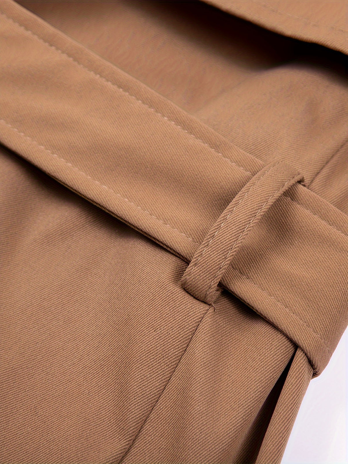 Trench mi-long pour homme, à revers