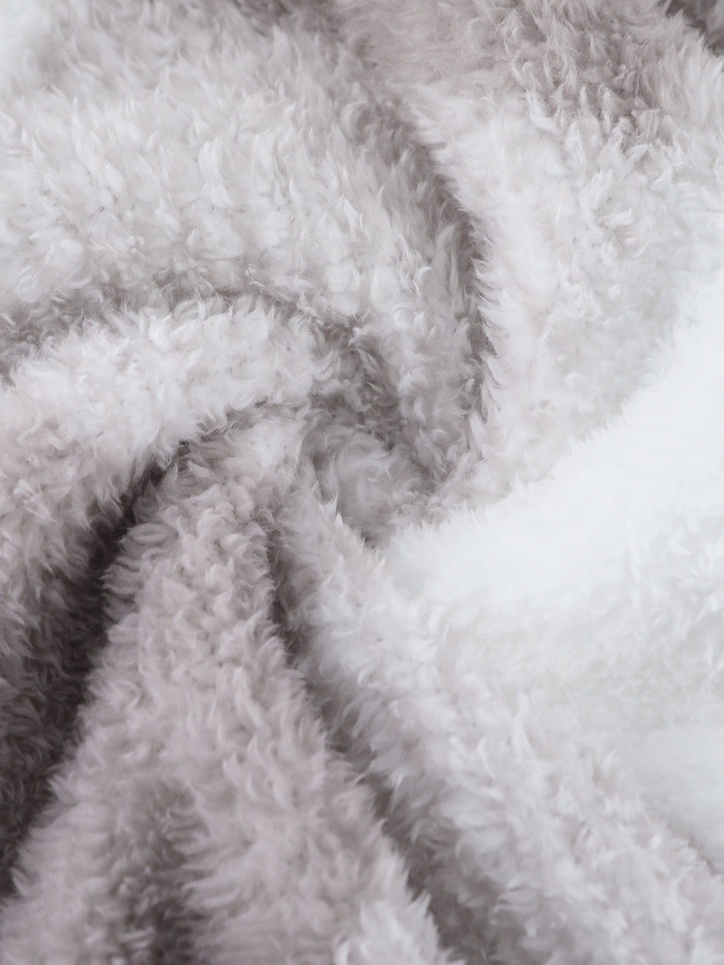 Veste pour homme, polaire, à capuche, carreaux noir et blanc