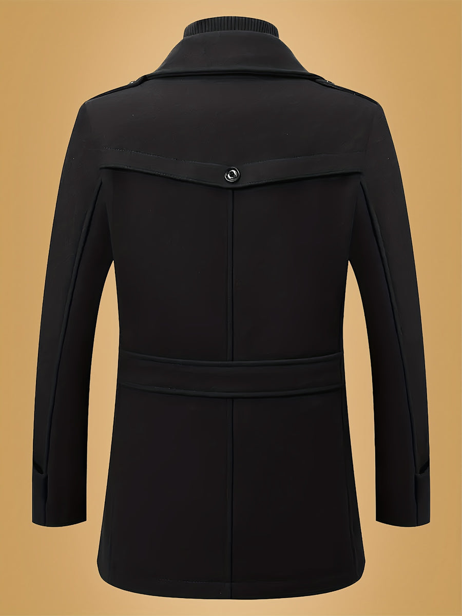 Manteau en tweed à capuche, 30 % laine, coupe ajustée, photo 10