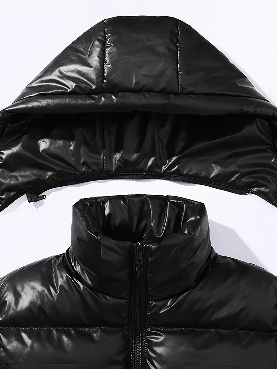 Veste matelassée, à capuche, modele 8, détail du vêtement
