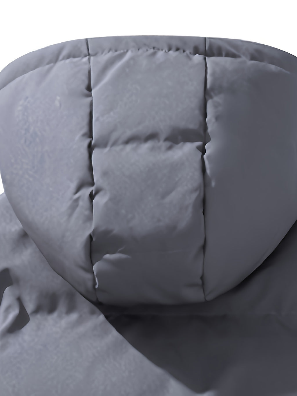 Manteau matelassé pour homme, grandes tailles, à capuche