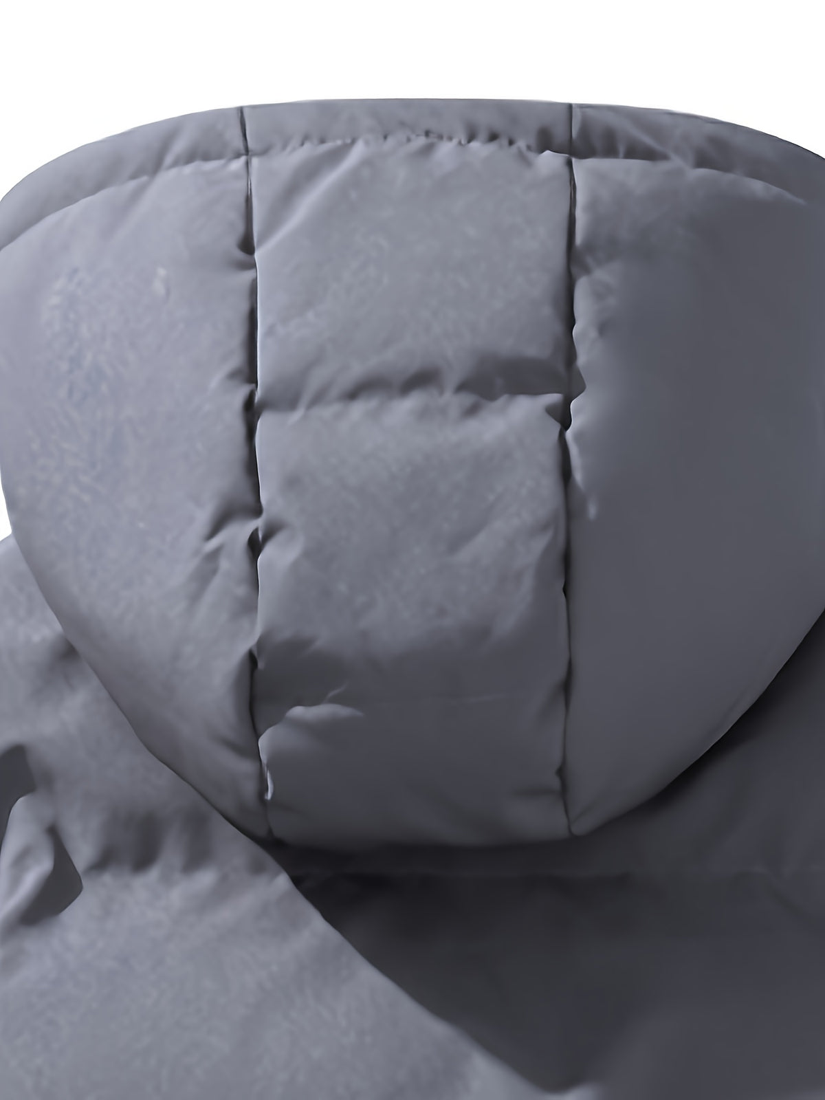 Manteau matelassé pour homme, grandes tailles, à capuche