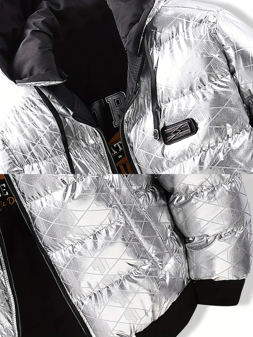 Veste pour homme, à rayures, à capuche