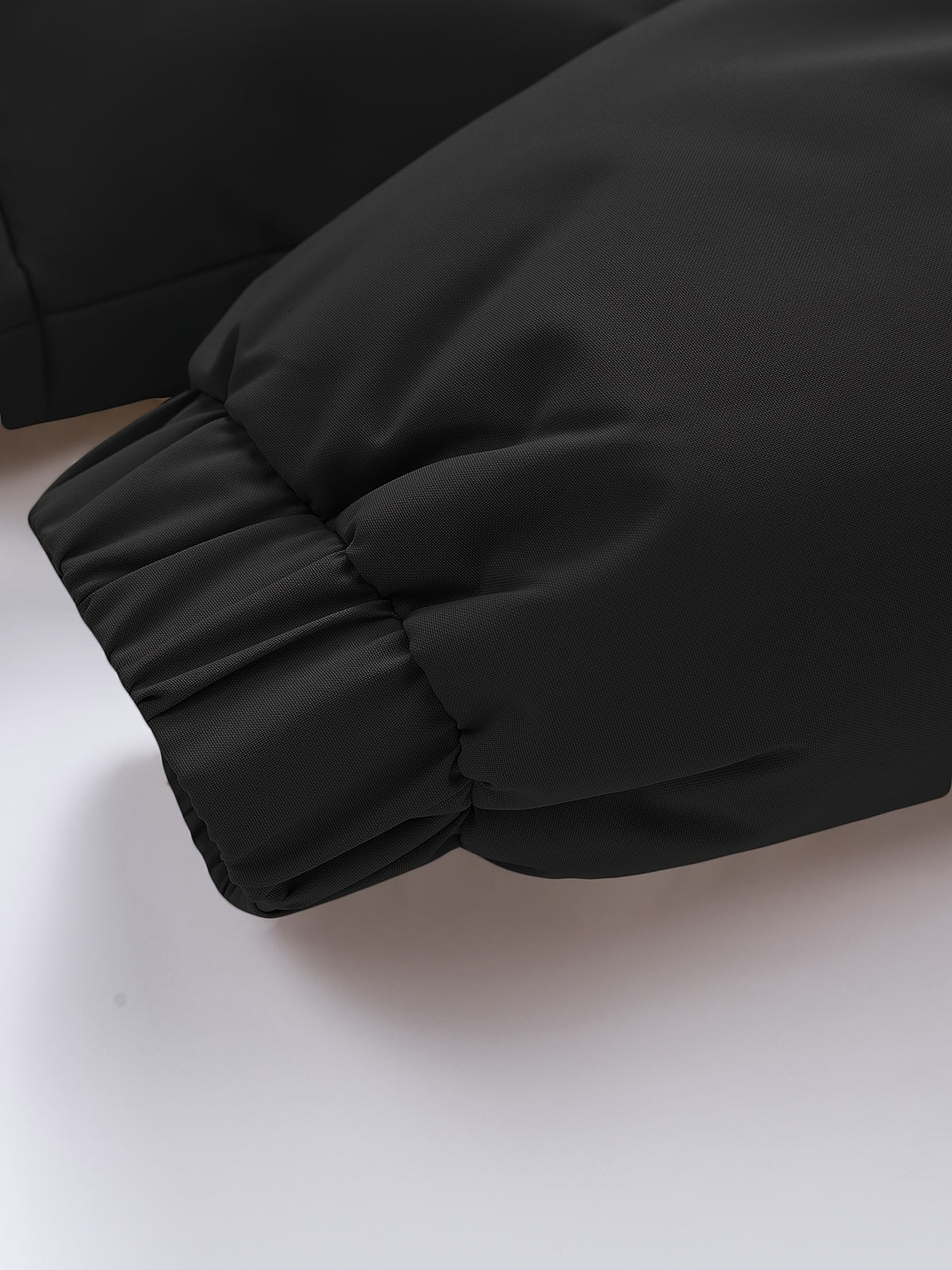 Veste pour homme, capuche amovible, noir