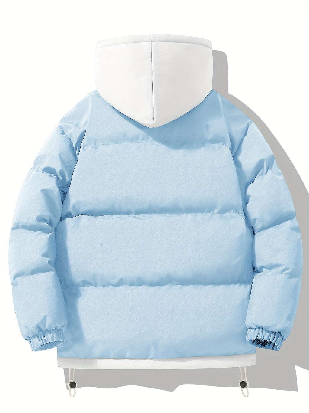 Veste pour homme, à capuche, bleu clair