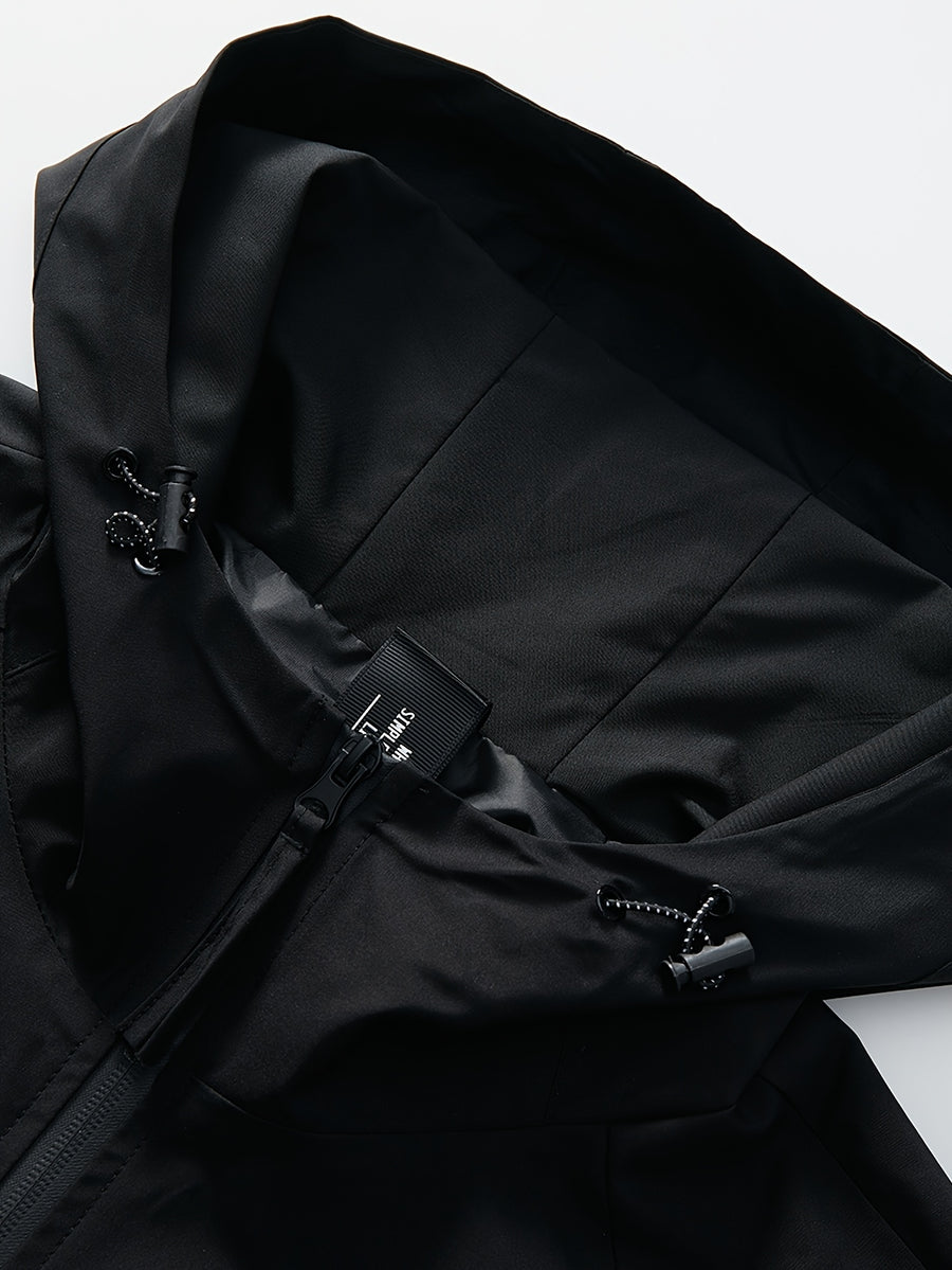 Veste, grandes tailles, à capuche, col montant, photo 5