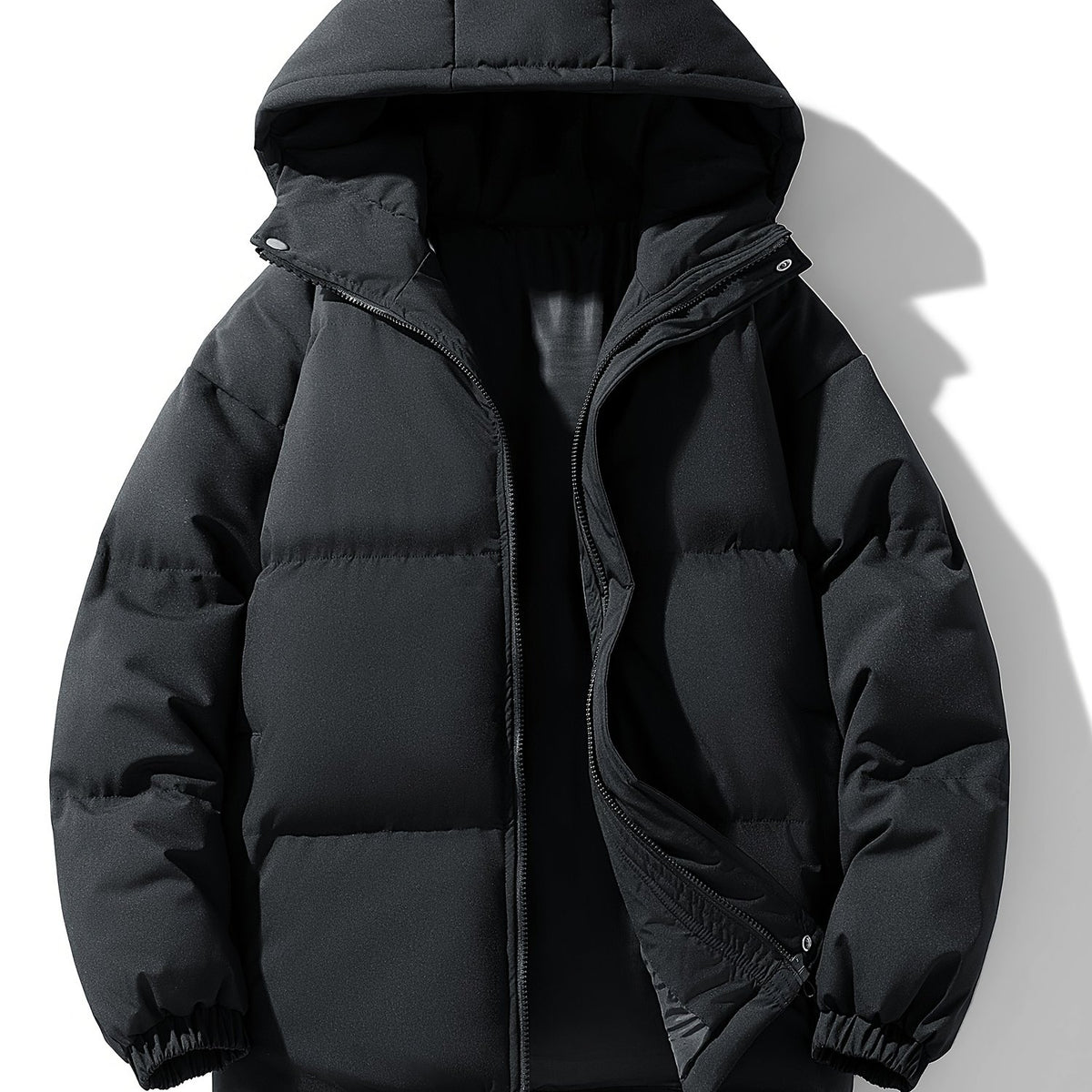 Veste, à capuche, matcha, coloris noir Image