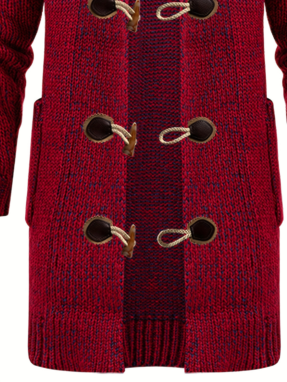 Veste pour homme, à capuche, bourgogne