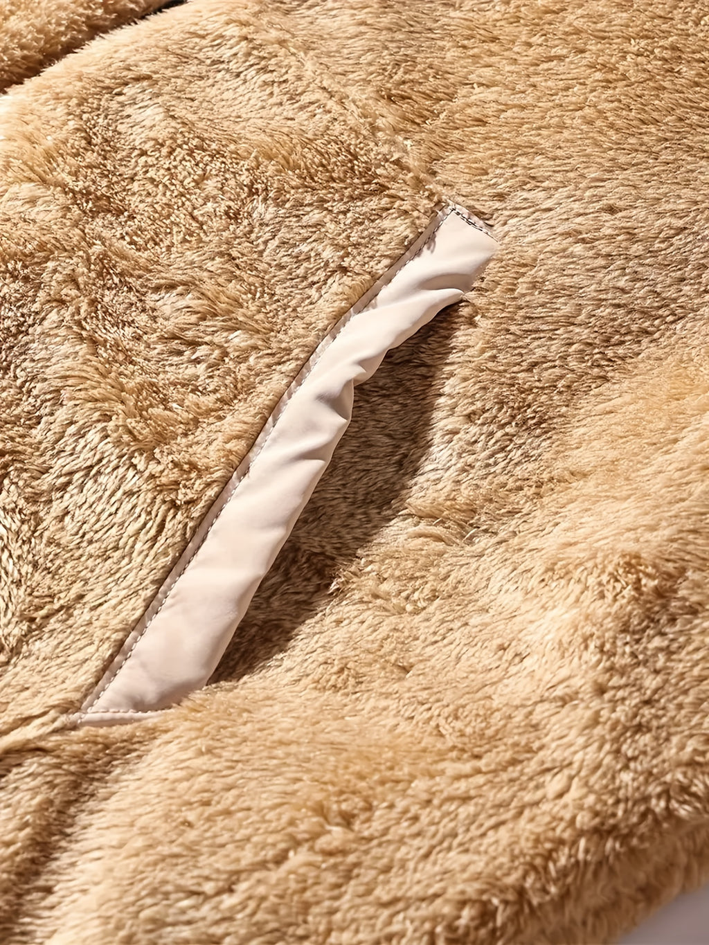 Veste pour homme, à capuche, brun jaunâtre