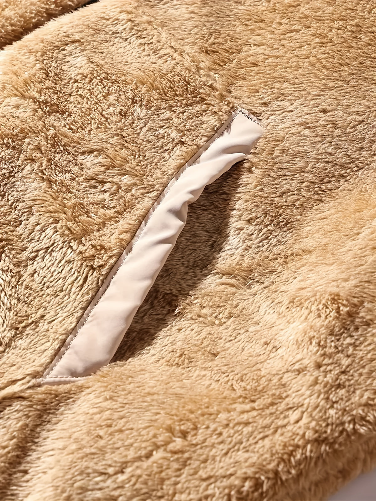 Veste pour homme, à capuche, brun jaunâtre