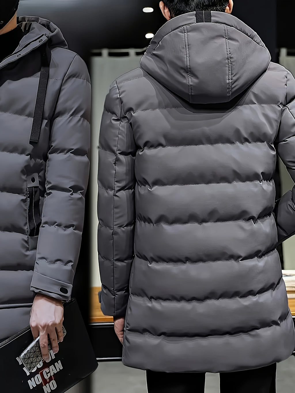 Veste pour homme, à capuche, modele 12