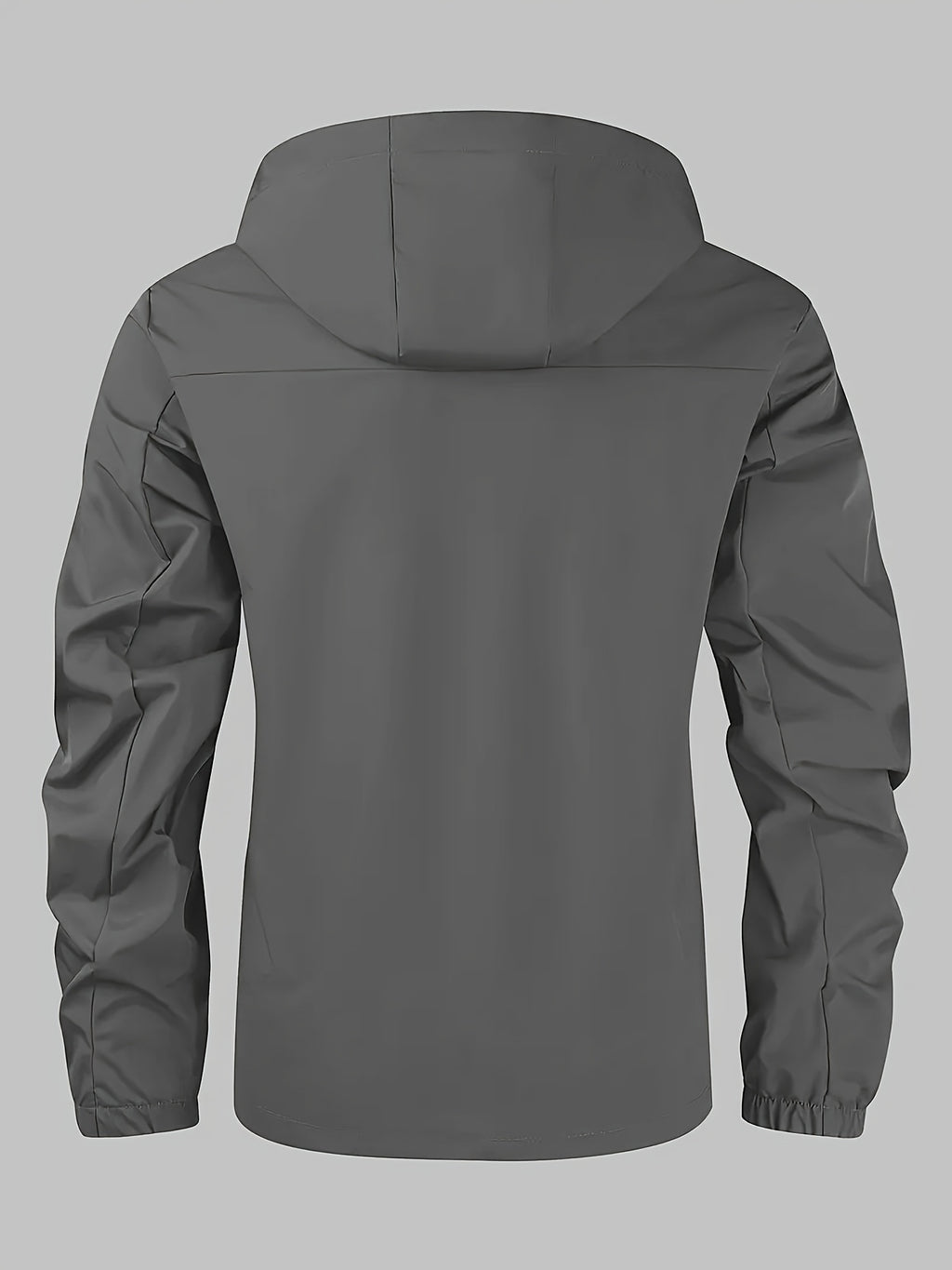 Veste long pour homme, coupe-vent, à capuche, vert clair