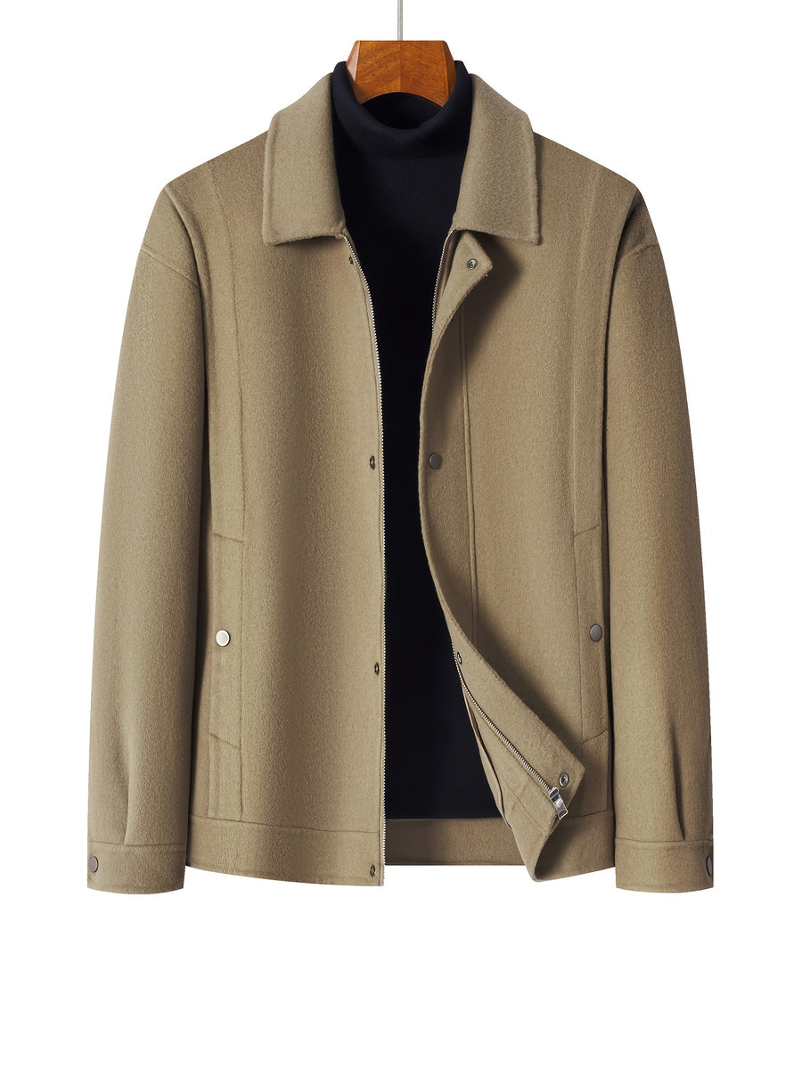 Veste en laine, 70,5 % laine, à revers, photo 5