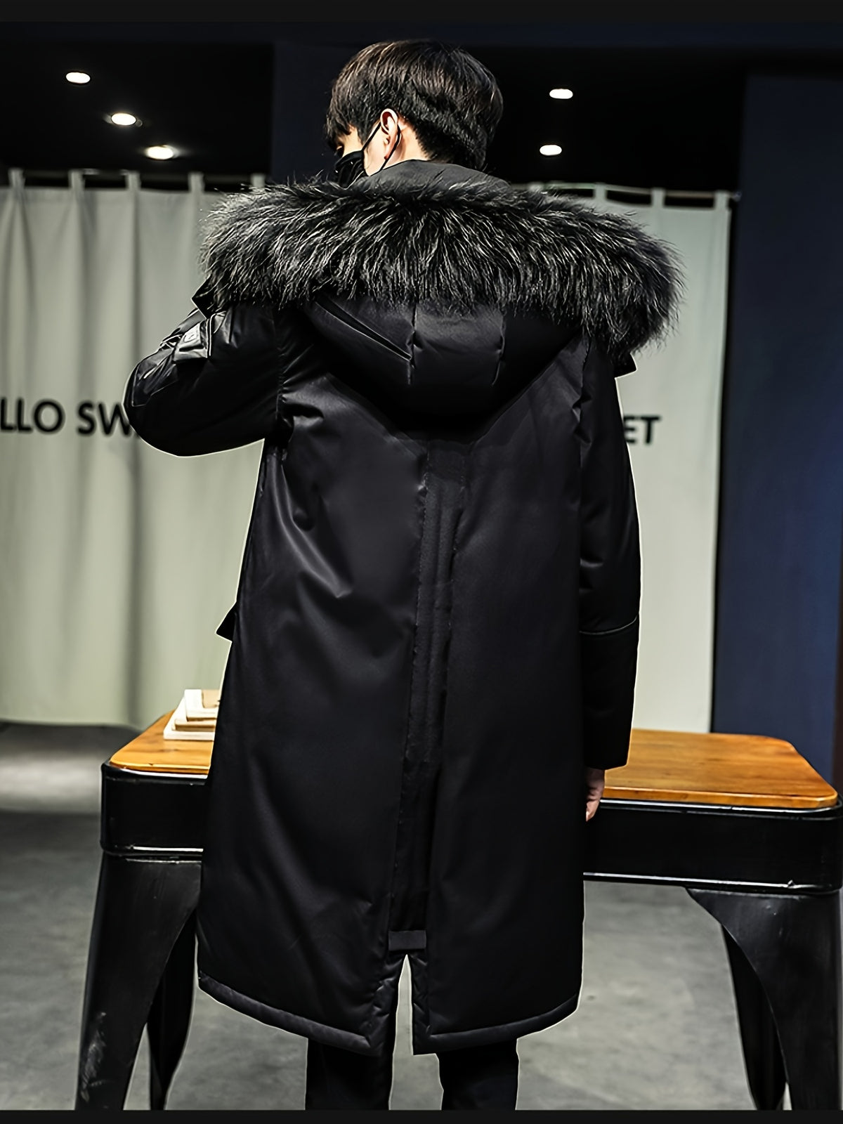 Veste matelassée pour homme, à capuche, modele 4